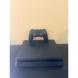 Sony PlayStation 4 PS4 Slim 1TB Console CUH-2215B Black Bundle + Controller